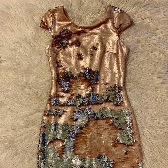 GIANNI BINI sequined cocktail dress - Picture 2 of 5